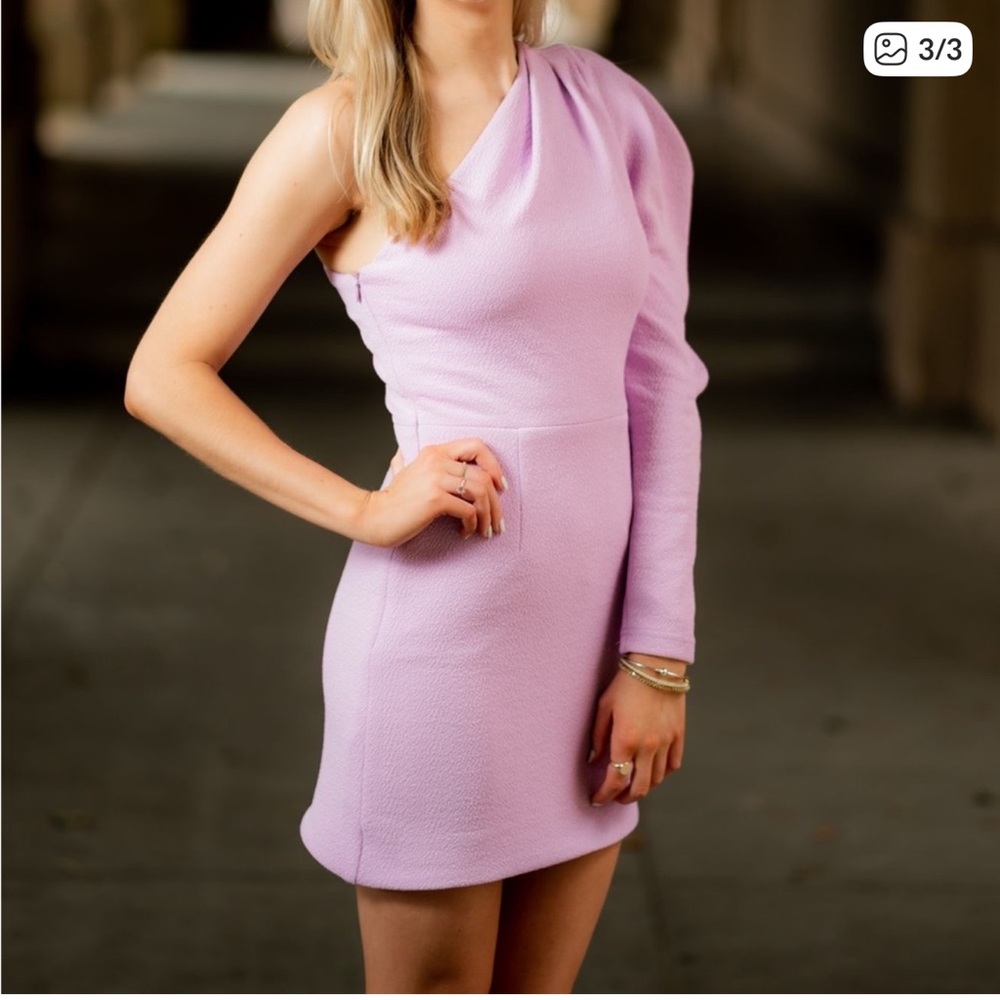 Elliatt Skye Mini Dress One Shoulder Sz M NEW